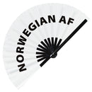 Norwegian AF Bamboo Hand Fan
