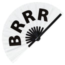 Brrr Bamboo hand fan