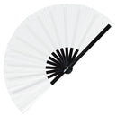 Plain Color Bamboo Hand Fan