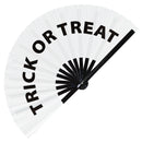 Trick or Treat Bamboo Hand Fan