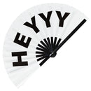 Heyyy Bamboo Hand Fan