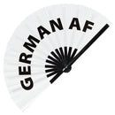German AF Bamboo Hand Fan