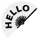 Hello Bamboo Hand Fan