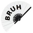 Bruh Bamboo hand fan