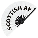 Scottish AF Bamboo Hand Fan