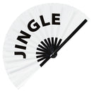 Jingle Bamboo Hand Fan