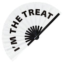 I'm The Treat Bamboo Hand Fan