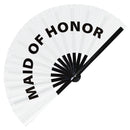 Maid of Honor Bamboo Hand Fan