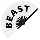 Beast Bamboo hand fan