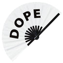 Dope Bamboo Hand Fan