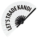 Let's Trade Kandi Bamboo Hand Fan