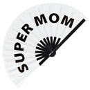Super Mom Bamboo Hand Fan