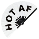 Hot AF Bamboo Hand Fan