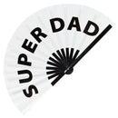 Super Dad Bamboo Hand Fan