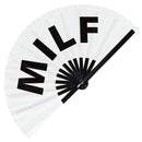 Milf Bamboo Hand Fan