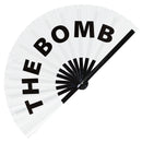 The Bomb Bamboo Hand Fan