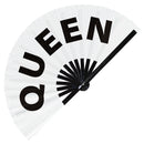 Queen Bamboo Hand Fan