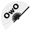 OwO Bamboo Hand Fan