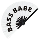 Bass Babe Bamboo hand fan