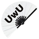 UwU Bamboo hand fan