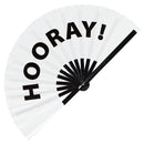 Hooray Bamboo Hand Fan