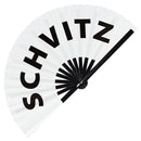Schvitz Bamboo Hand Fan