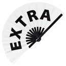 Extra Bamboo Hand Fan