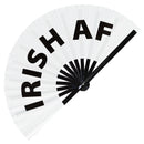Irish AF Bamboo Hand Fan