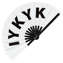 IYKYK Bamboo Hand Fan