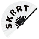 Skrrt Bamboo Hand Fan