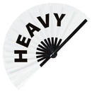 Heavy Bamboo Hand Fan