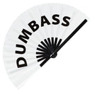 Dumbass Bamboo Hand Fan