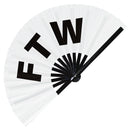 FTW Bamboo Hand Fan