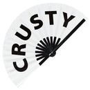 Crusty Bamboo Hand Fan
