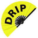 Drip Bamboo Hand Fan