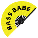 Bass Babe Bamboo hand fan
