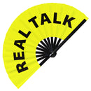 Real talk Bamboo Hand Fan