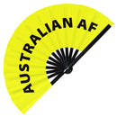 Australian AF Bamboo hand fan