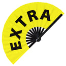 Extra Bamboo Hand Fan