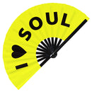 I Love Soul Bamboo Hand Fan