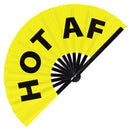 Hot AF Bamboo Hand Fan