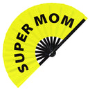 Super Mom Bamboo Hand Fan