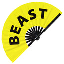 Beast Bamboo hand fan