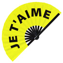 Je t'aime Bamboo Hand Fan