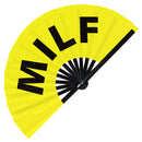 Milf Bamboo Hand Fan