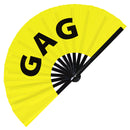 Gag Bamboo Hand Fan