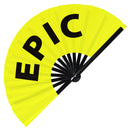 Epic Bamboo Hand Fan