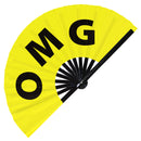 OMG Bamboo Hand Fan