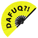 Dafuq Bamboo Hand Fan