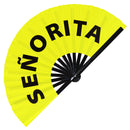 Señorita Bamboo Hand Fan